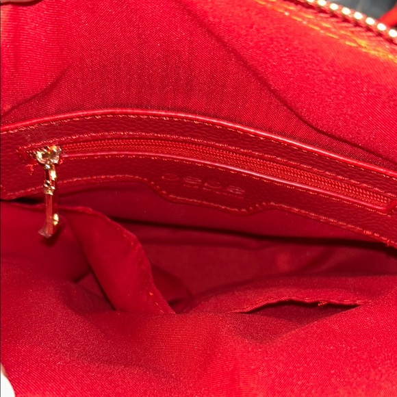 Bebe Red Handbag - Picture 4 of 5